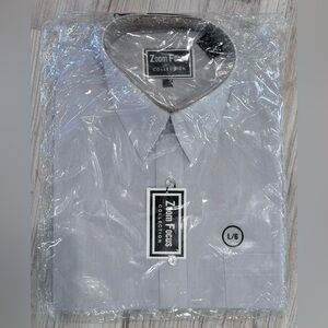 Zoom Focus Collection Light Gray Dress Shirt